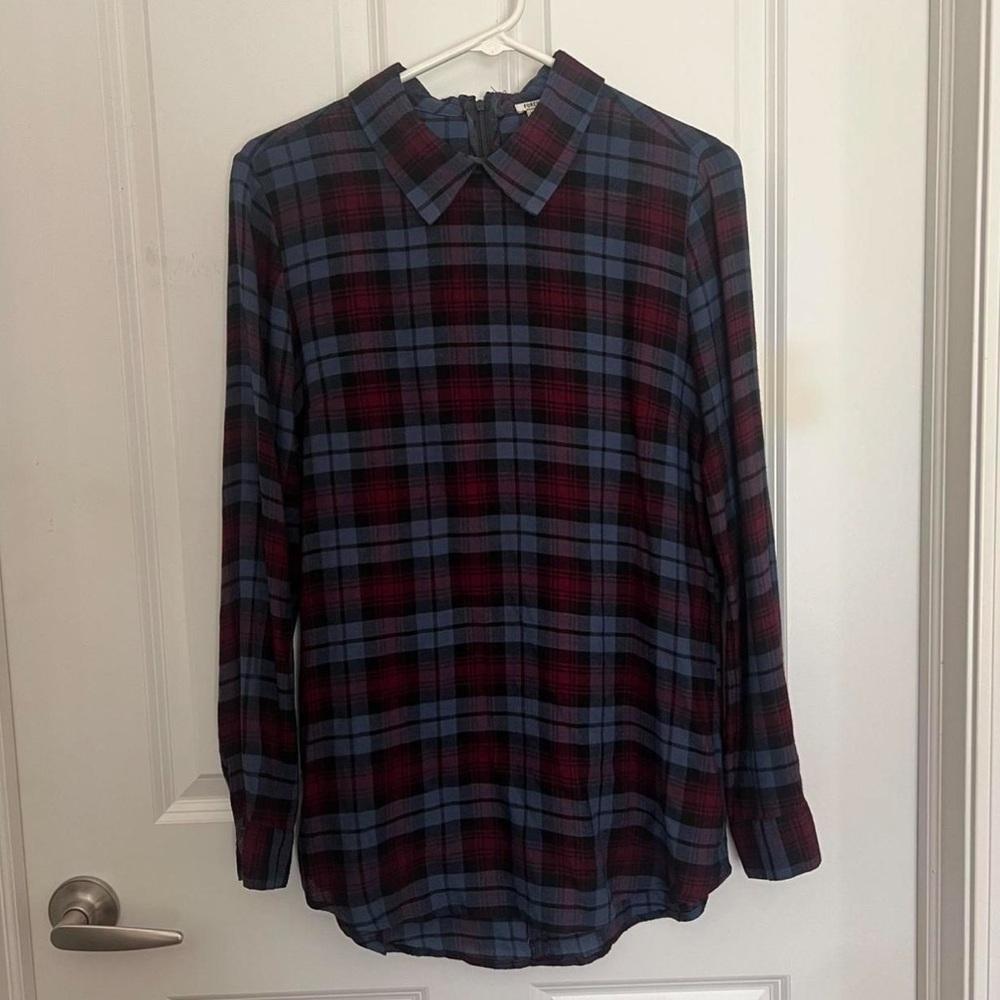 FOREVER 21 PLAID TUNIC